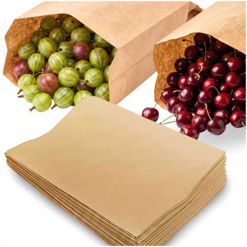 Torebka 120x200 brązowa bez nadruku 35g 1000 szt