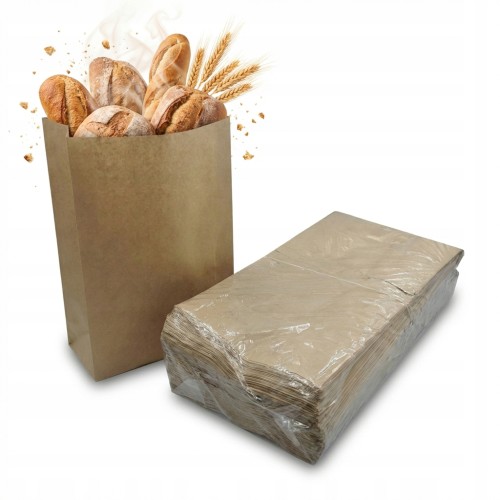 Torebka 120x200 brązowa bez nadruku 35g 1000 szt