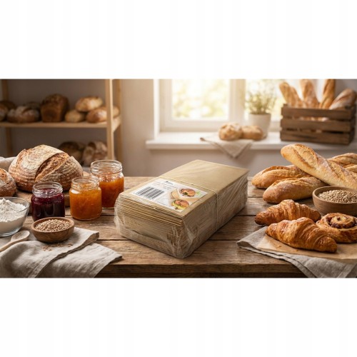 Torebka 120x200 brązowa bez nadruku 35g 1000 szt