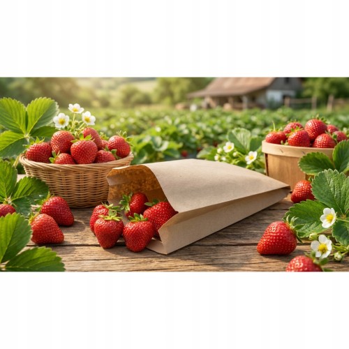 Torebka 120x200 brązowa bez nadruku 35g 1000 szt