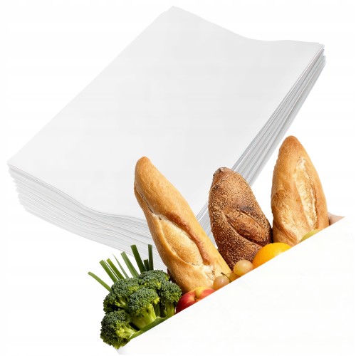 Torebka 150x290 biała bez nadruku 33g 1000 szt