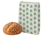 Torebka pączki, drożdżówki 150x240 biała nadruk "GS" 33g 1000 szt