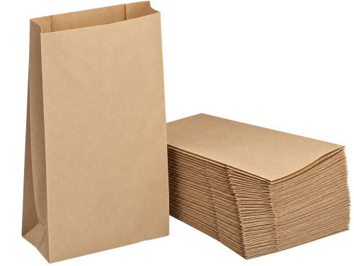 Torebka papierowa mała DIY, na magnesy, biżuteria 100x170 brązowa bez nadruku 35g 1000 szt
