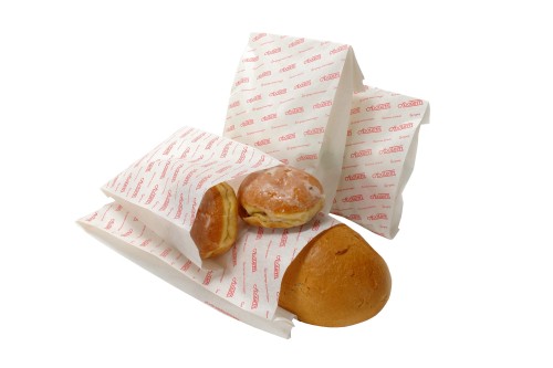 Torebka 180x330 biała nadruk "Społem" 33g 1000 szt