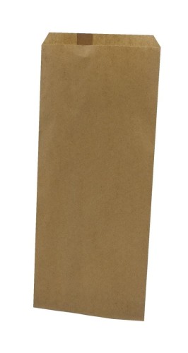 Torebka koperta 120x290 brązowa bez nadruku 40g 1000 szt 