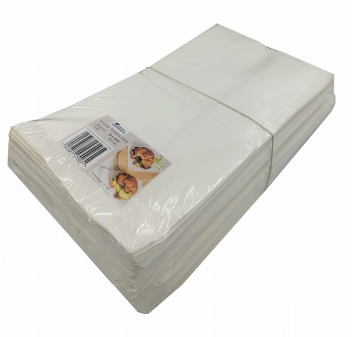 Torebka 180x330 biała bez nadruku 33g 500 szt