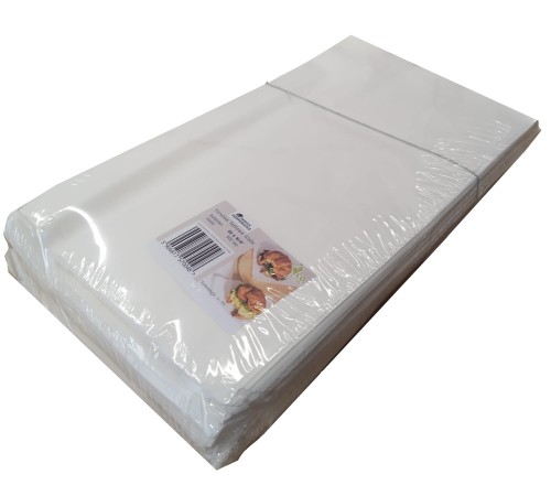 Torebka 220x410 biała bez nadruku 33g  500 szt