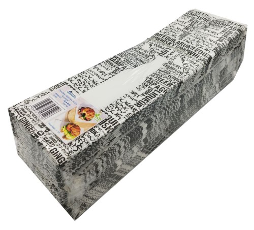 Torebka 120x410 biała nadruk "Butelka" 35g 500 szt 